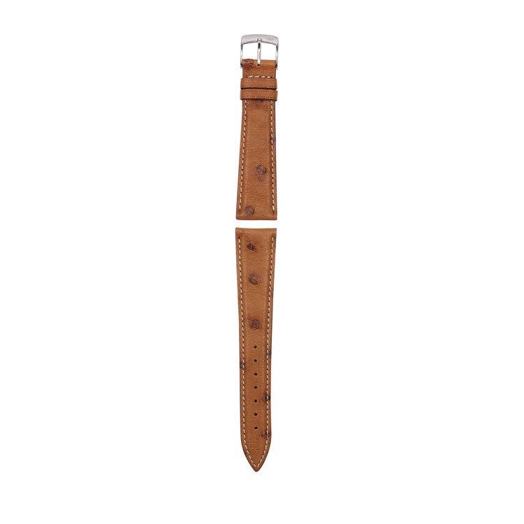 Morellato Jaeger Genuine Ostrich Leather Watch Strap - Italian Craftsmanship for Luxury Timepieces