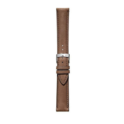 Morellato Levy soft calfskin leather watch strap in muted color with smooth finish and padded design.