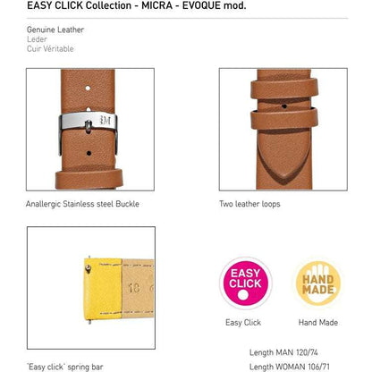 Morellato Micra Evoque Easy Click Strap – Premium Calf Leather