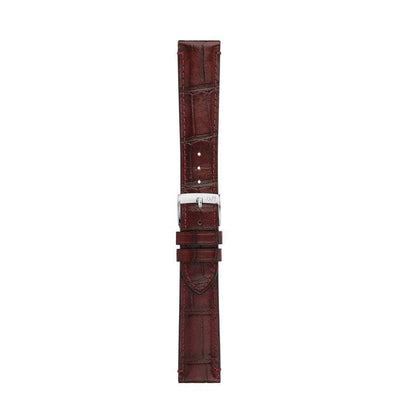 Morellato TIEPOLO Embossed Alligator Grain Calf Leather Watch Strap, handcrafted, elegant design.