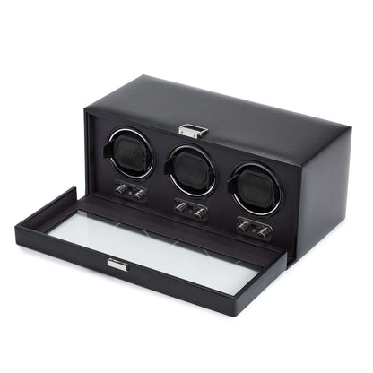 watch winderWolf Heritage Triple Watch Winder 270202Introducing the Wolf Heritage Triple Watch Winder (Model 270202) from the distinguished Heritage Men's Collection – a functional masterpiece that blends classic desi