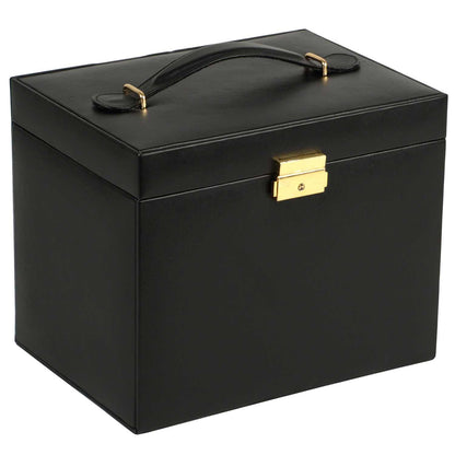 Watch Avenue UKJewellery BoxWolf Heritage Medium Jewellery Box Black 280102Watch Avenue UK