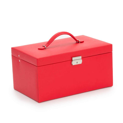 Watch Avenue UKJewellery BoxWolf Heritage Large Jewellery Box Red Saffiano 280214Watch Avenue UK