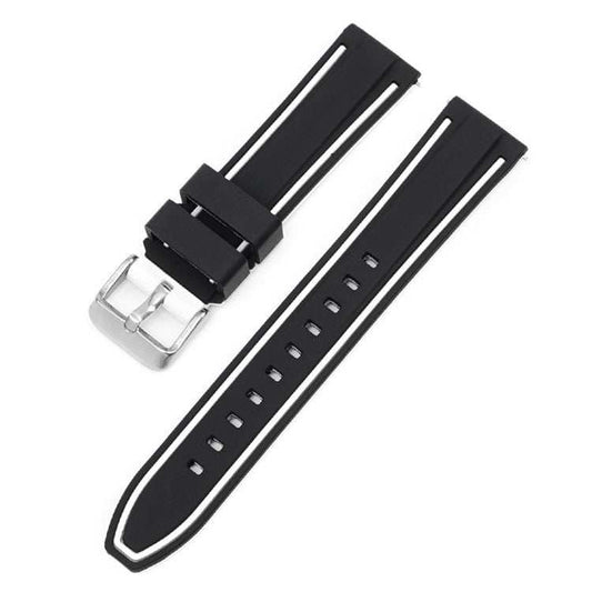 Quick Release Sport Silicone Watch Strap - Sleek Design & Vibrant Colors