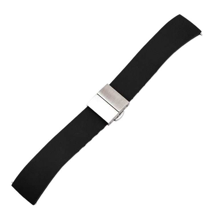 Premium Silicone Centre Clasp Watch Strap - Customizable Fit & Quick Release