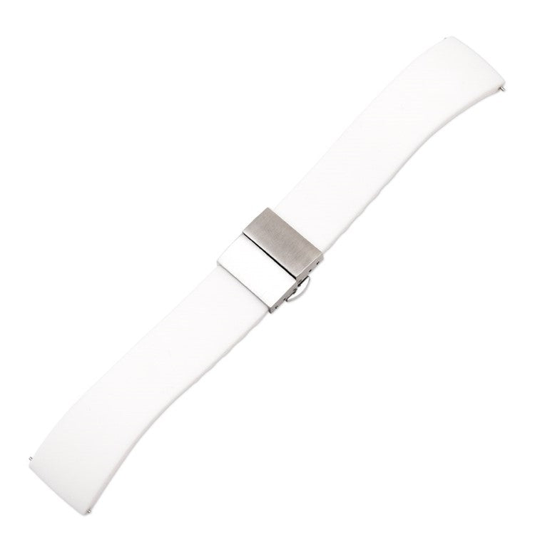 Premium Silicone Centre Clasp Watch Strap - Customizable Fit & Quick Release