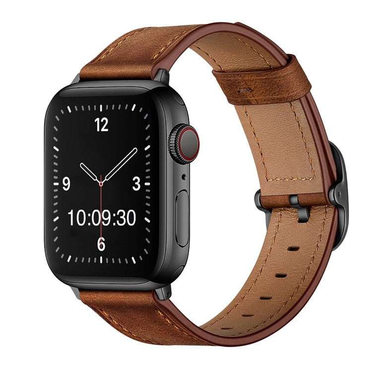 Classic Premium Leather Smartwatch Straps – Available in Multiple SizeUpgrade your Apple smartwatch with our Classic Premium Leather Straps, expertly crafted from high-quality leather for a refined look. These straps feature a classic 