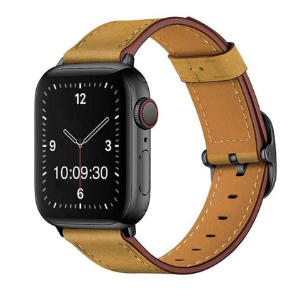 Classic Premium Leather Smartwatch Straps – Available in Multiple SizeUpgrade your Apple smartwatch with our Classic Premium Leather Straps, expertly crafted from high-quality leather for a refined look. These straps feature a classic 