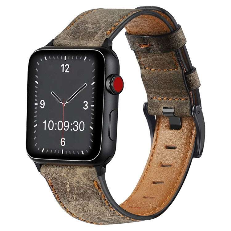 Retro Leather Apple Watch Strap | Colorful & Premium DesignAdd a splash of colour and style to your Apple Watch with our Slim Contrasting Stitch Leather Strap. Designed for those who appreciate a refined look. Available in a