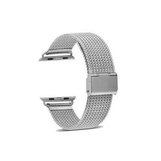 Silver Metal Watch Strap for Apple