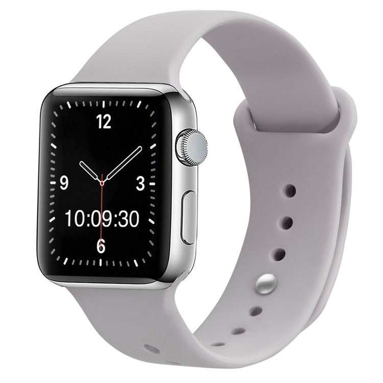 Silicone sport Apple Watch strap compatible with all sizes and generations.