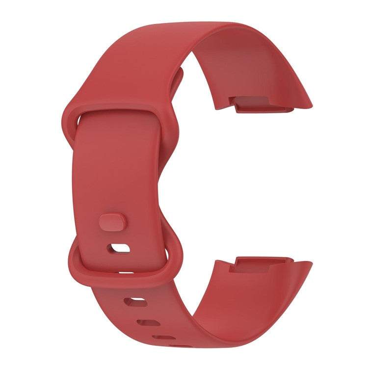 Red Fitbit Charge 5 compatible strap, sizes S and L available.