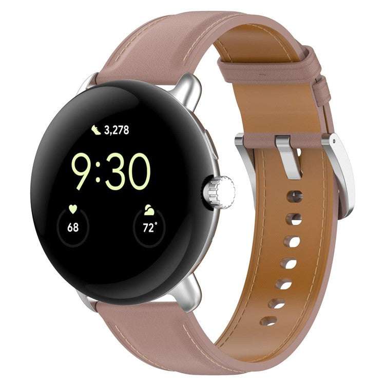 Google Pixel® Model 1 Plain Leather Watch Strap