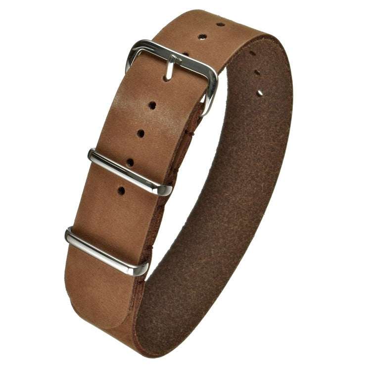 Watch StrapMilitary Leather Watch Straps - Durable, Stylish, and Versatile for EvOur Military Leather Straps combine rugged durability with timeless style. Featuring a smooth finish and easy-to-fit one-piece design, these straps are perfect for e