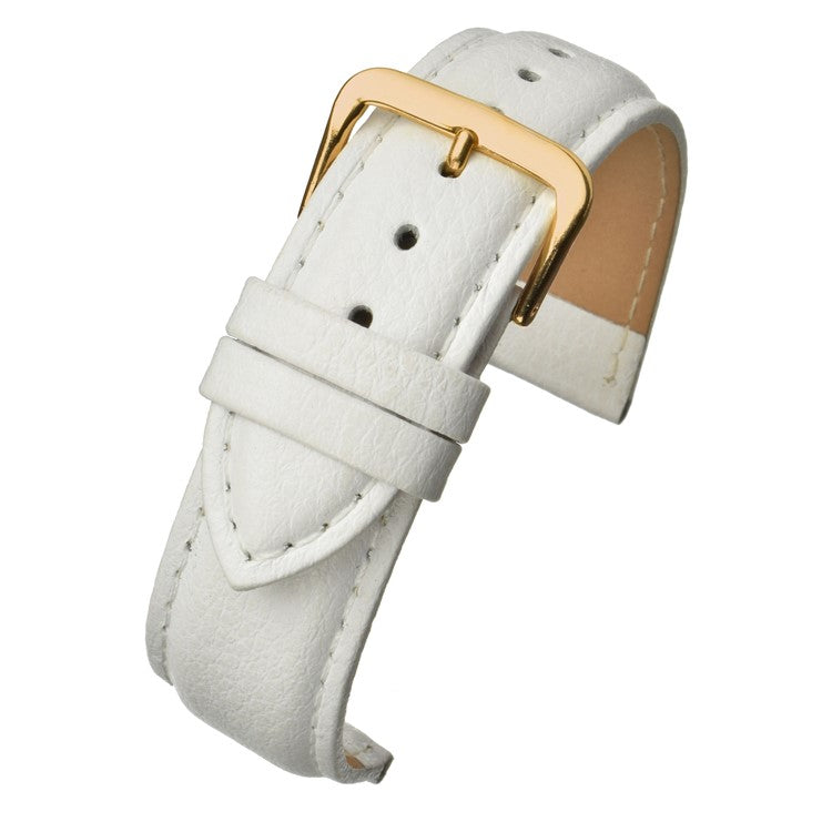 Padded Buffalo Grain Leather Watch Strap - Durable & Affordable