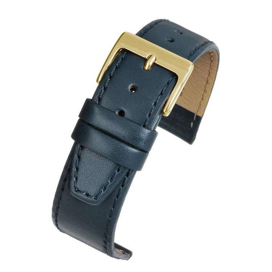 Watch StrapBlue Plain Stitched Leather Watch Strap - Classic & StylishEnhance your collection with the Blue Plain Stitched Leather Watch Strap - a classic and elegant accessory that complements any look. Crafted from high-quality calfs