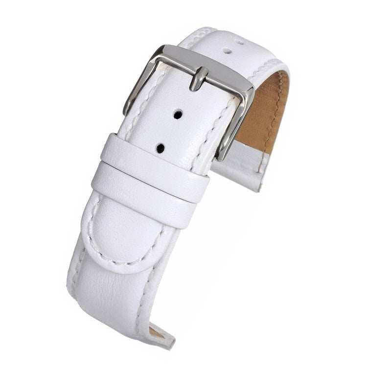 Padded Stitched Leather Watch Strap – Durable Elegance with Nubuck Lining