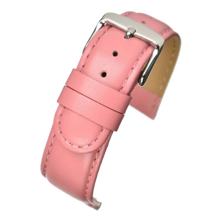 Padded Stitched Leather Watch Strap – Durable Elegance with Nubuck Lining