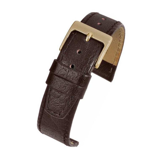 Glazed Buffalo Grain Leather Watch Strap – Classic Vintage Style