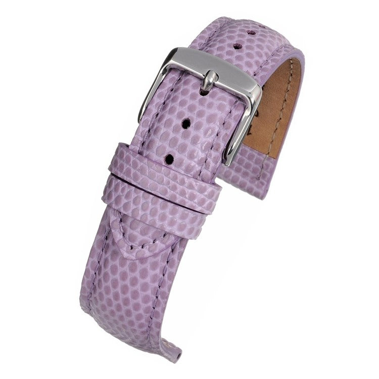 Padded Lizard Grain Watch Strap - Luxurious, Nubuck Lined (12mm-18mm)