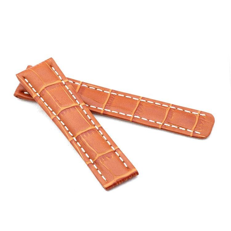 Tan Alligator Deployment Strap for Breitling WB3-20/18 | 110/90mm