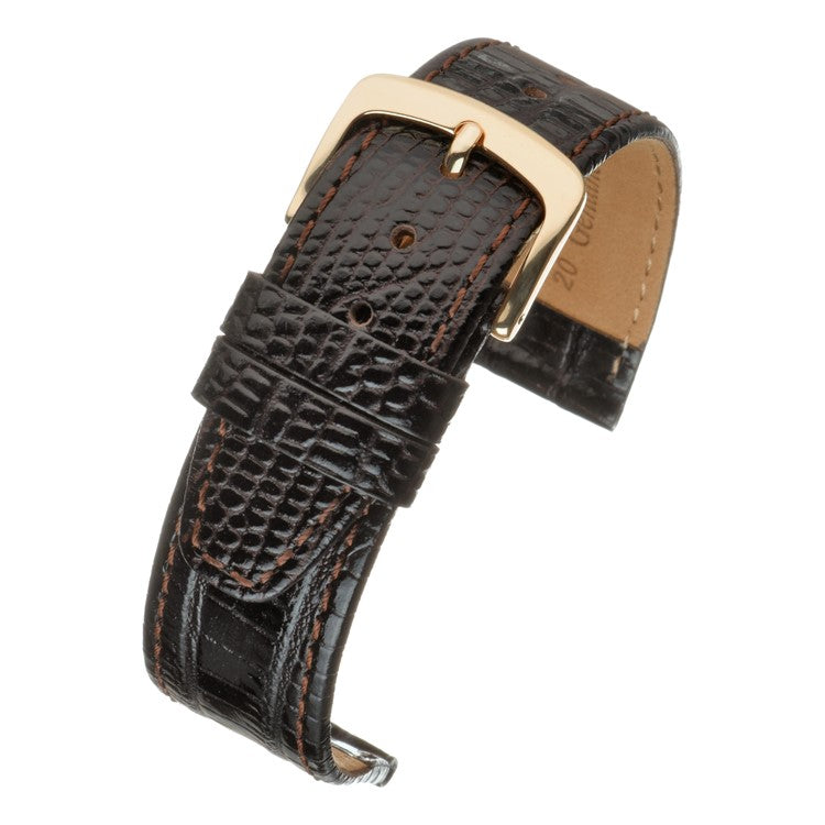 Teju Lizard Leather Watch Strap - Vintage & Classic Design