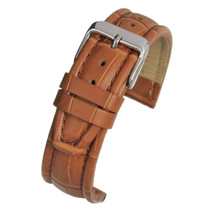 Matt Alligator Padded Watch Strap – Distinctive Design, Available in Multiple Sizes